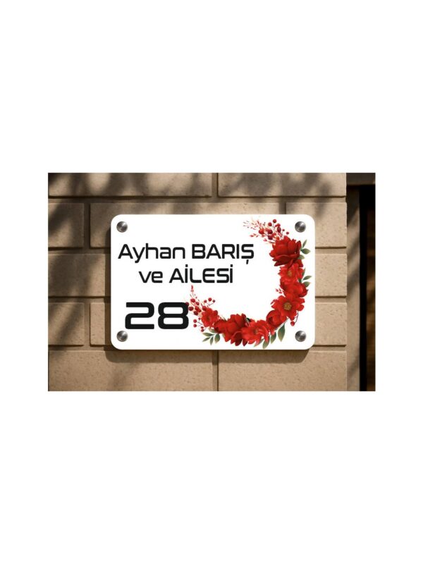 Kapı Önü Kompozit Tabela